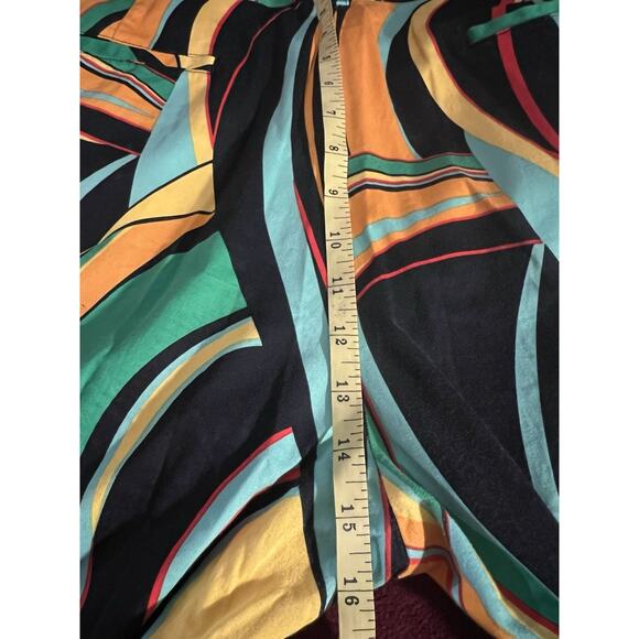 Loudmouth Golf Shorts Mens Size 40 Flat Front Geometric Geo Soft Stretch Chino - Picture 12 of 13